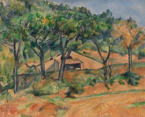 Casa en Provenza, c.1890 de Paul Cézanne